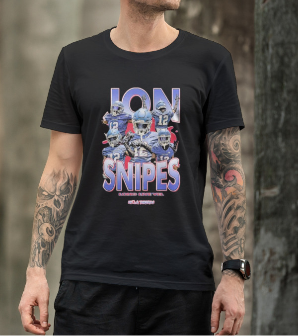 JON SNIPES LONG LIVE VEL NYC THREADS 12 Football T-Shirt