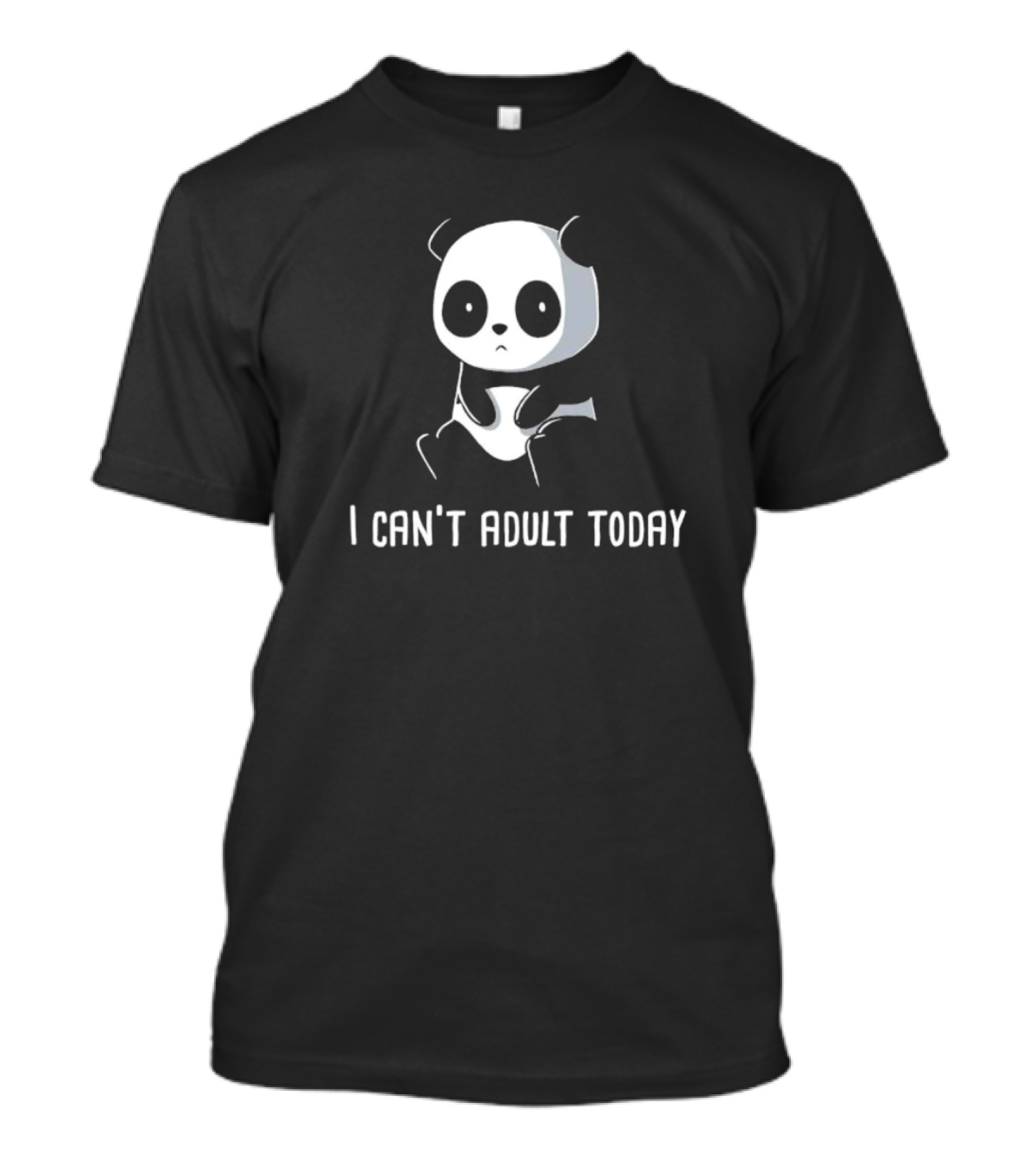 Trisha Hershberger Teeturtle Panda I Can’t Adult Today T-Shirt
