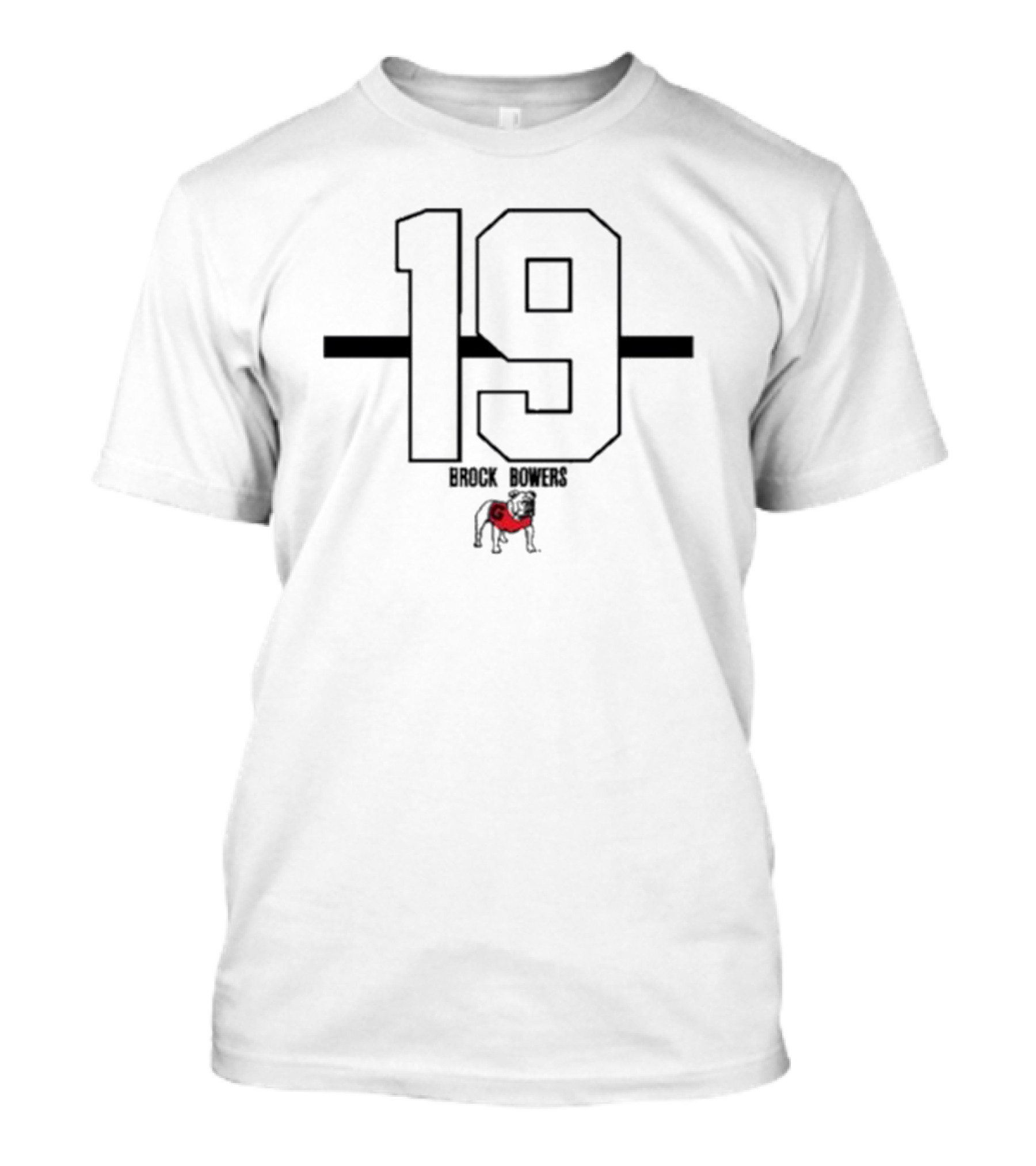 Georgia Bulldog Football 19 Brock Bowers T-Shirt