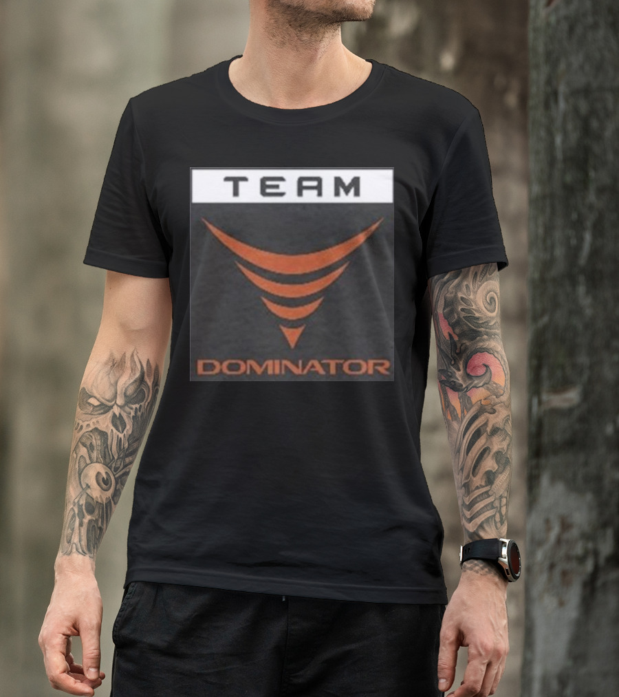 TEAM Dominator Minimal Logo Athletic T-Shirt