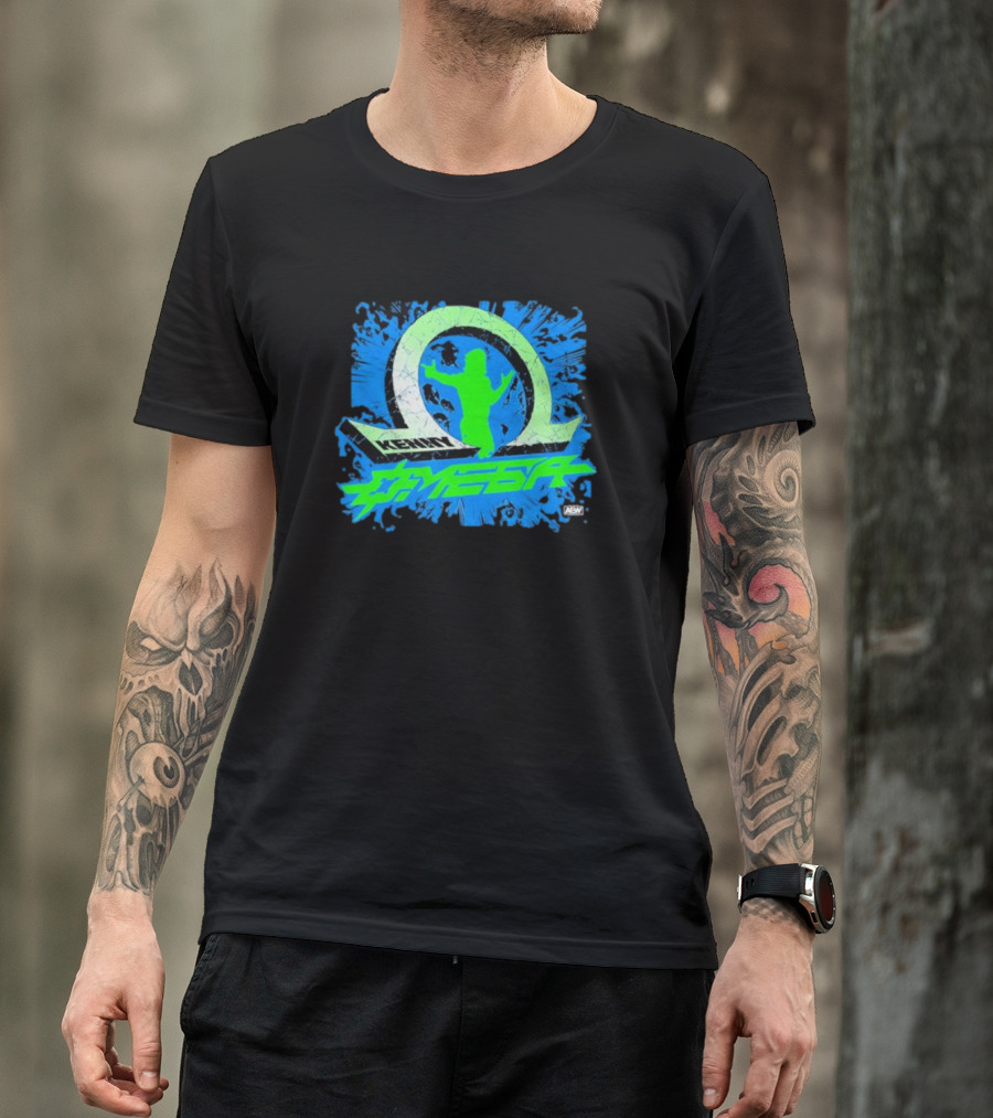 Kenny Omega OMEGA Time Trigger AEW Blue And Green T-Shirt