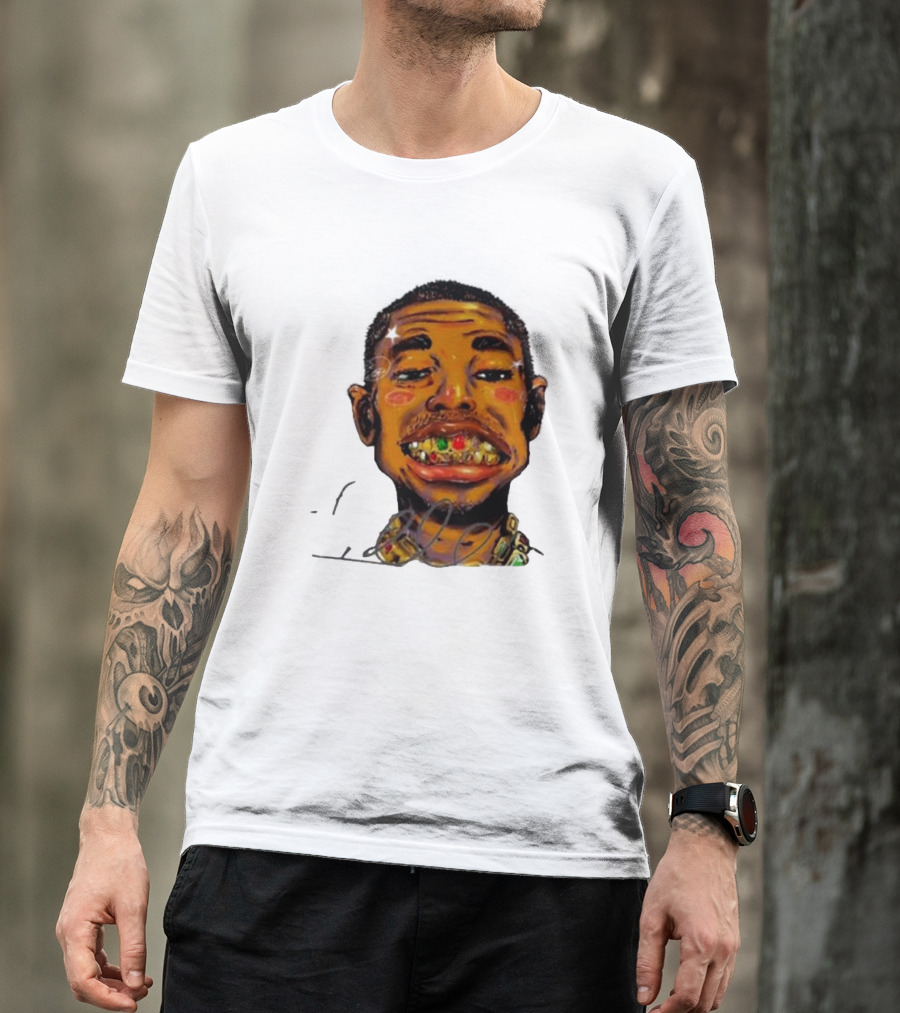 Vameee1 It’s The Way You Wear It Bold Cartoon Face T-Shirt