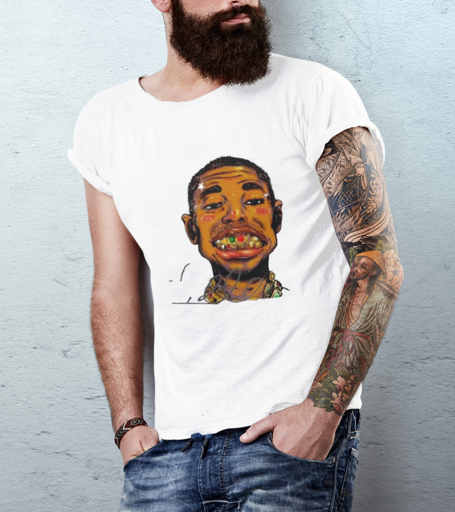 Vameee1 It’s The Way You Wear It Bold Cartoon Face T-Shirt