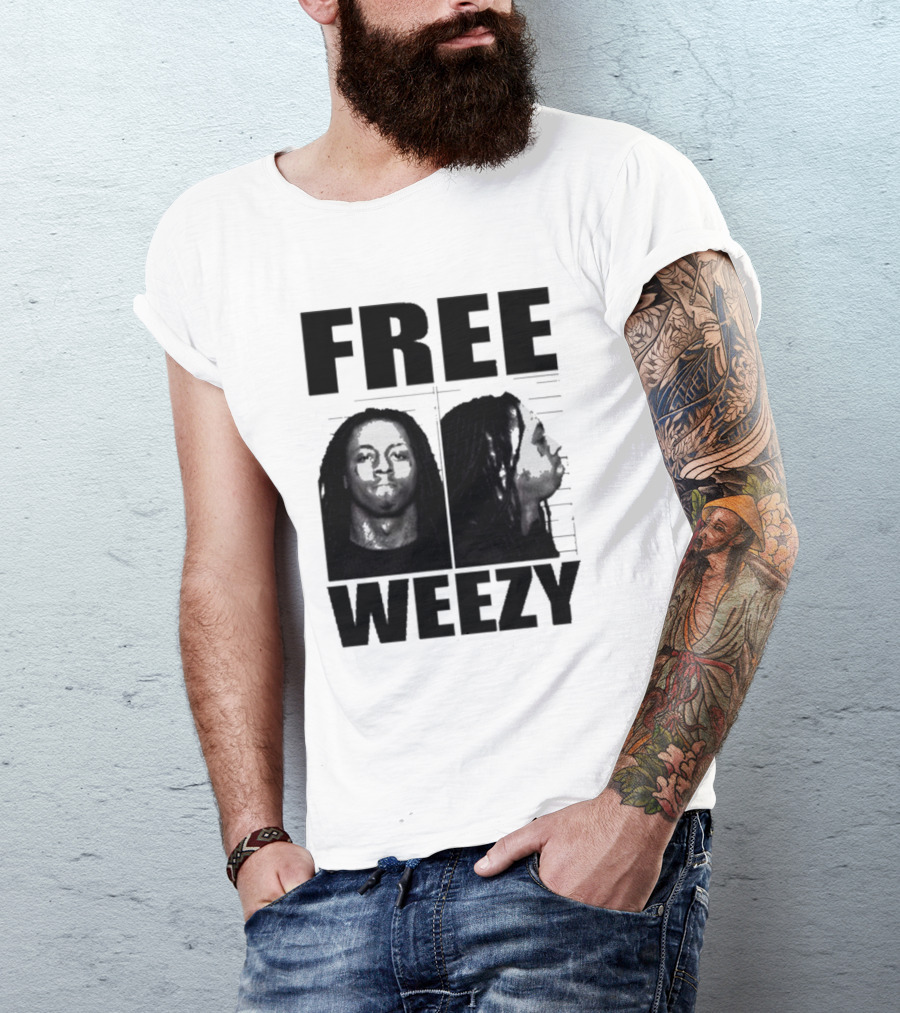 Jeff Hardy Free Weezy Mugshot Image T-Shirt