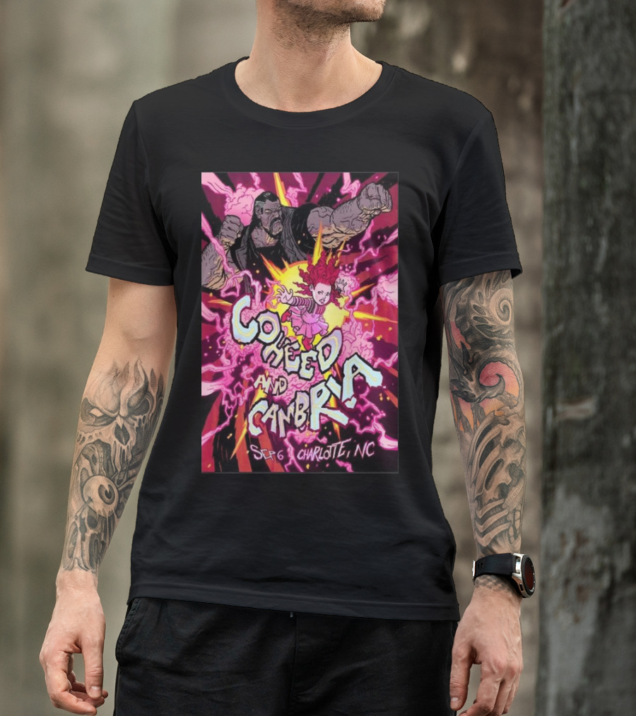 Coheed And Cambria Sep 6 Charlotte NC Comic T-Shirt