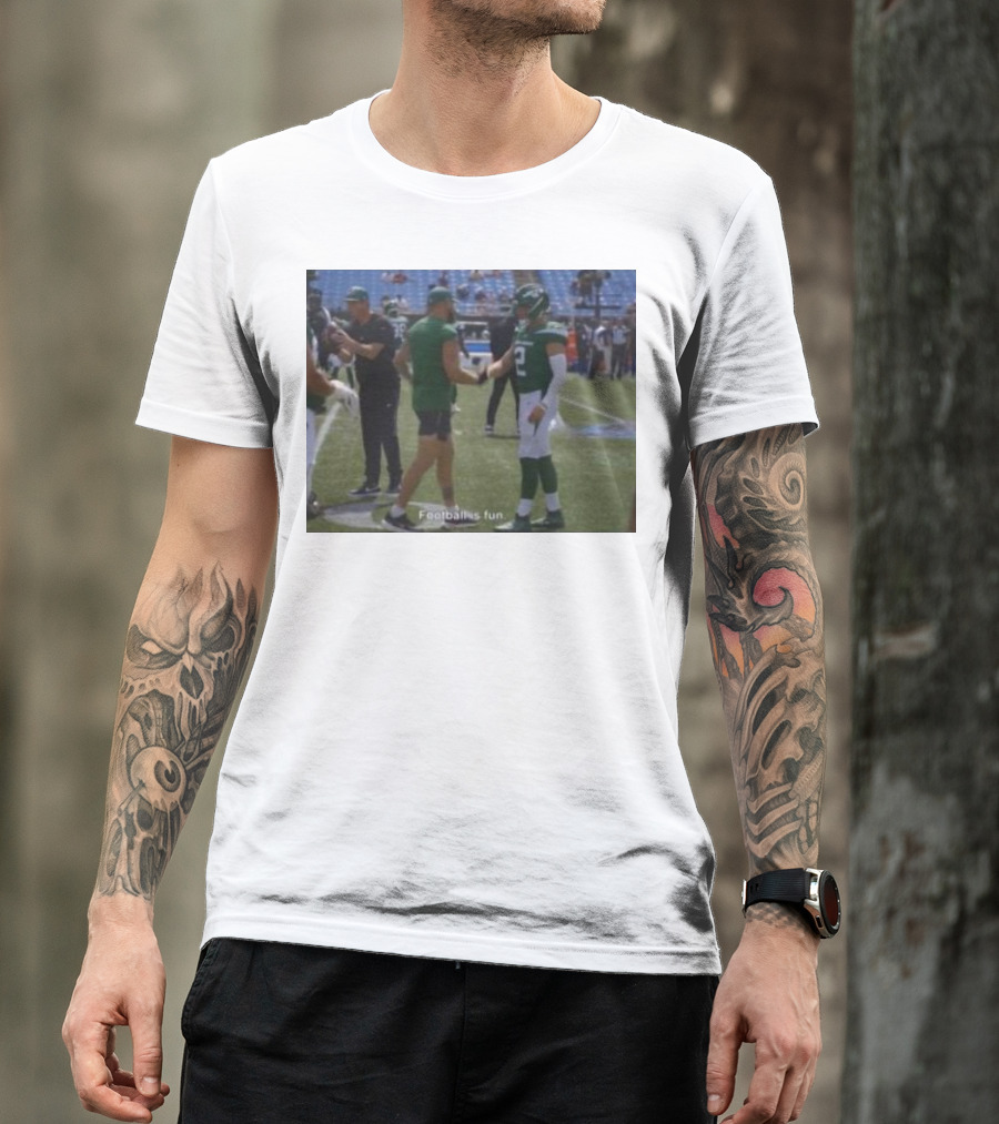 Zach Wilson Football Is Fun Football Is Fun T-Shirt