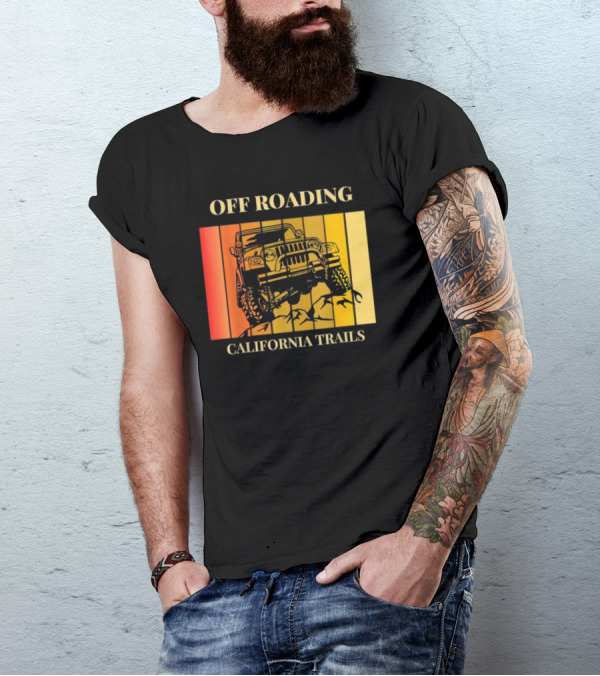 Off Roading California Trails Jeep Adventure T-Shirt
