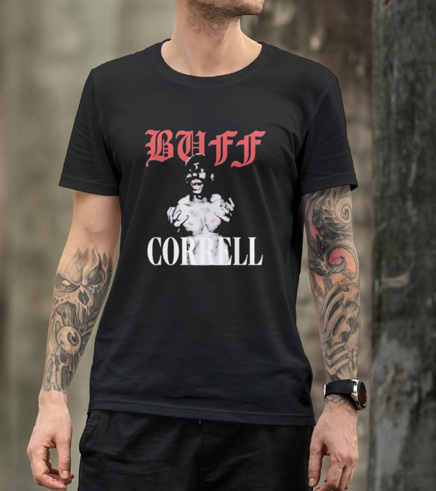 BUFF CORRELL Screaming Buff Correll Iconic Visual T-Shirt