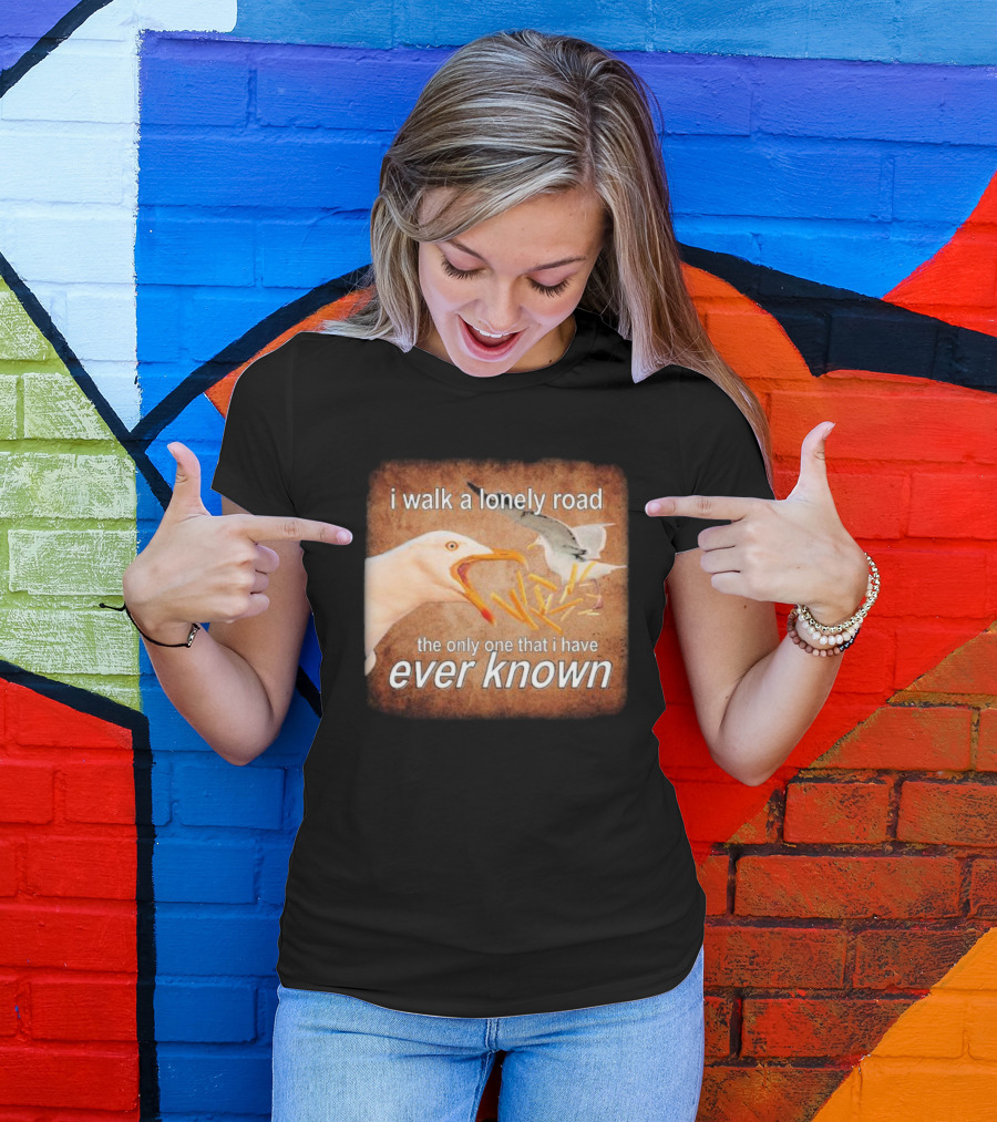 The Only Road I Walk With Seagulls And Fries Ever Known T-Shirt