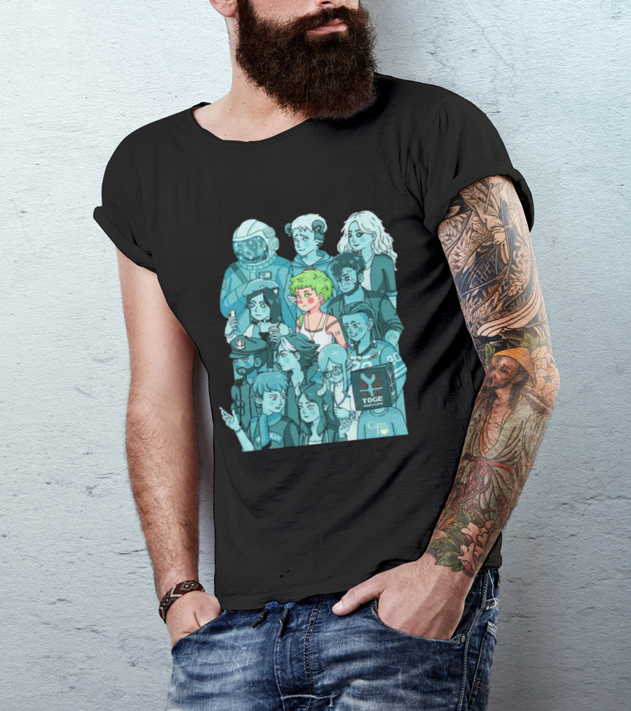 Space Wanderer And Friends With Diverse Characters T-Shirt