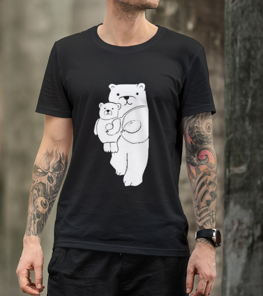 Nathan W Pyle Illinois Bear And Cub Duo T-Shirt