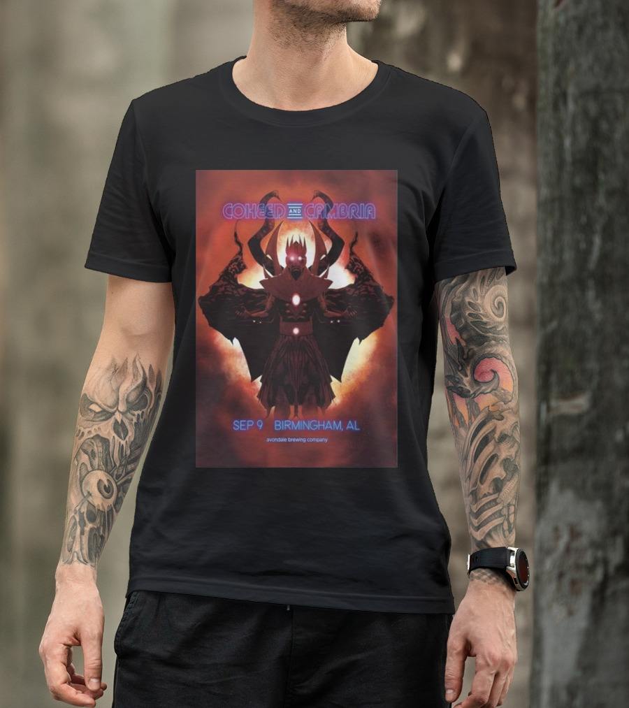 Coheed And Cambria Sep 9 Birmingham AL Avondale Brewing Company T-Shirt