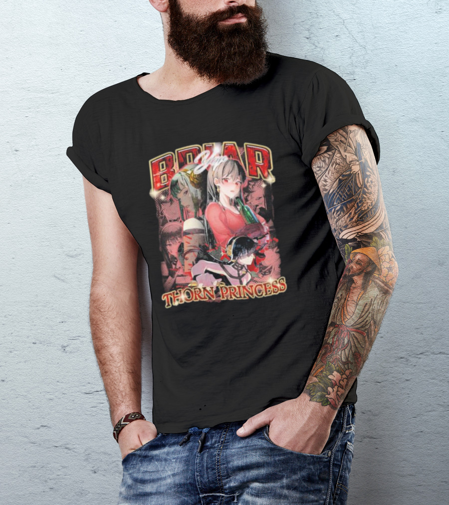 Briar Yor Thorn Princess Anime Characters Collage T-Shirt