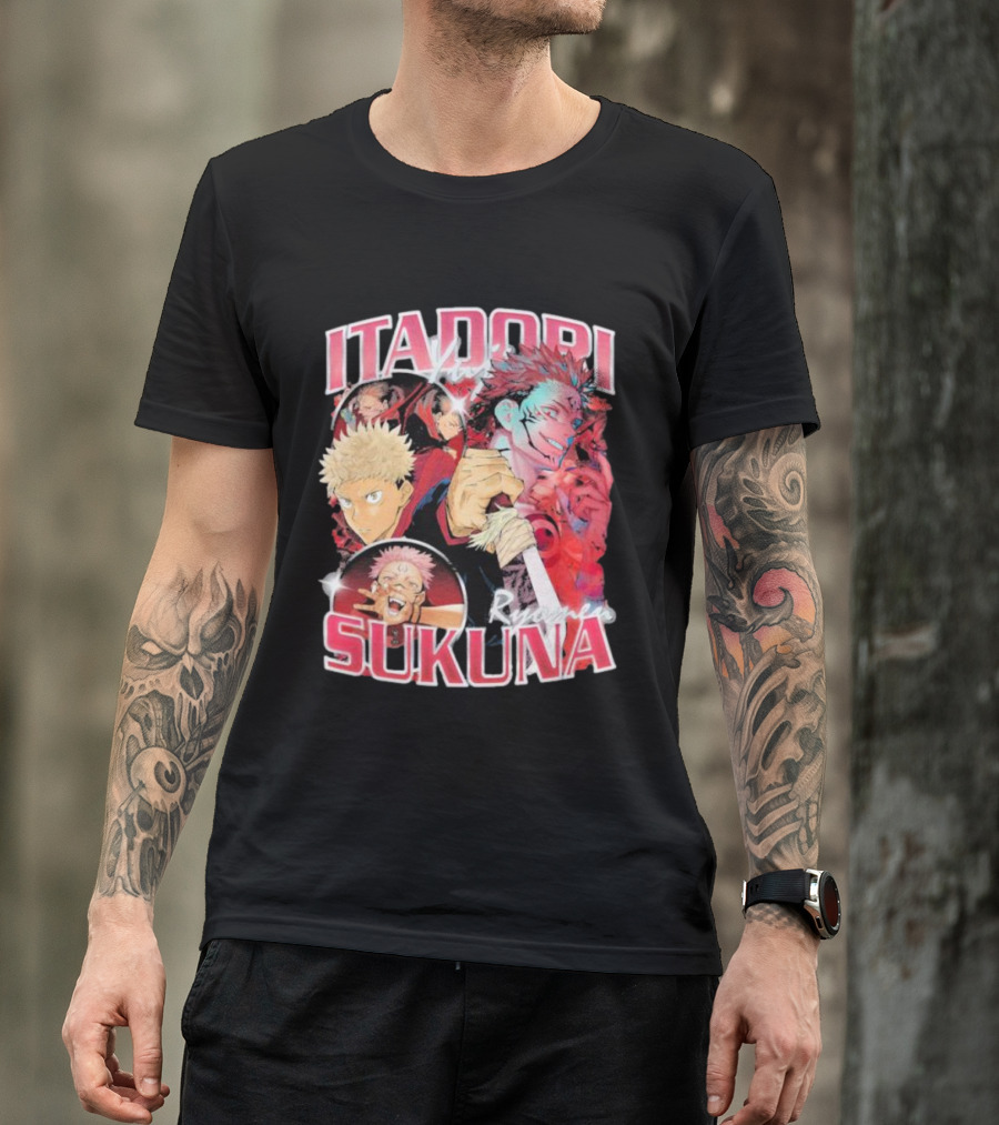 Itadori Yuji Ryomen Sukuna Jujutsu Kaisen Manga T-Shirt