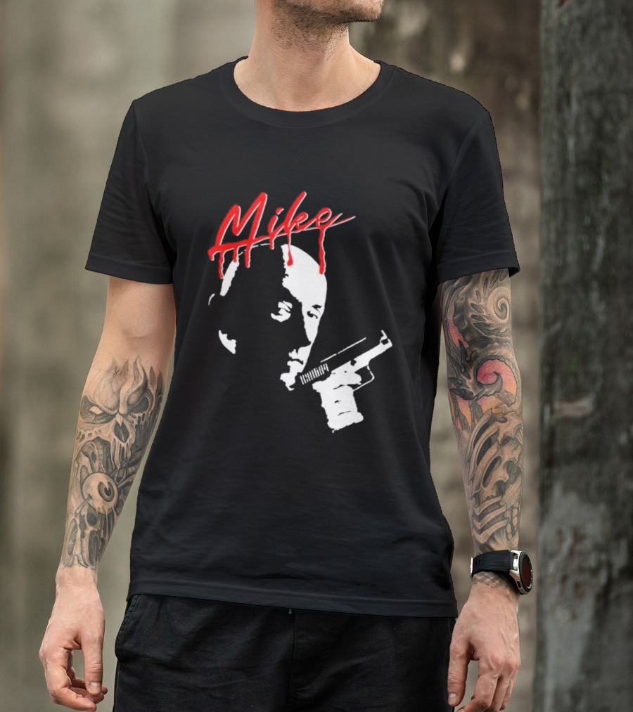 Mike Crime Noir Gunman T-Shirt