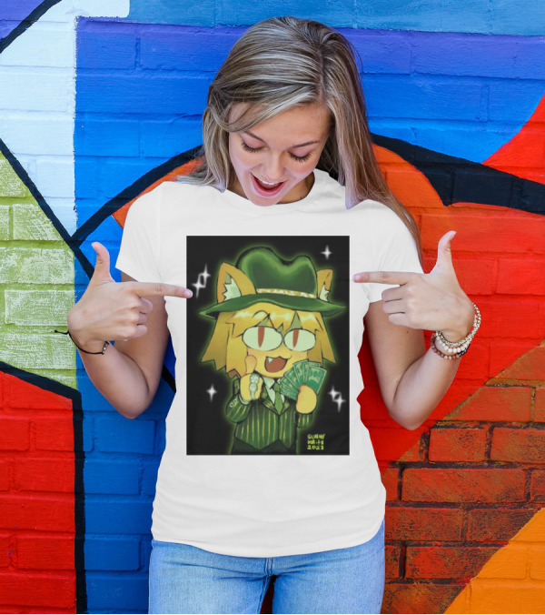 Sunny Waifu Gangster Neco-Arc With Money And Ring T-Shirt