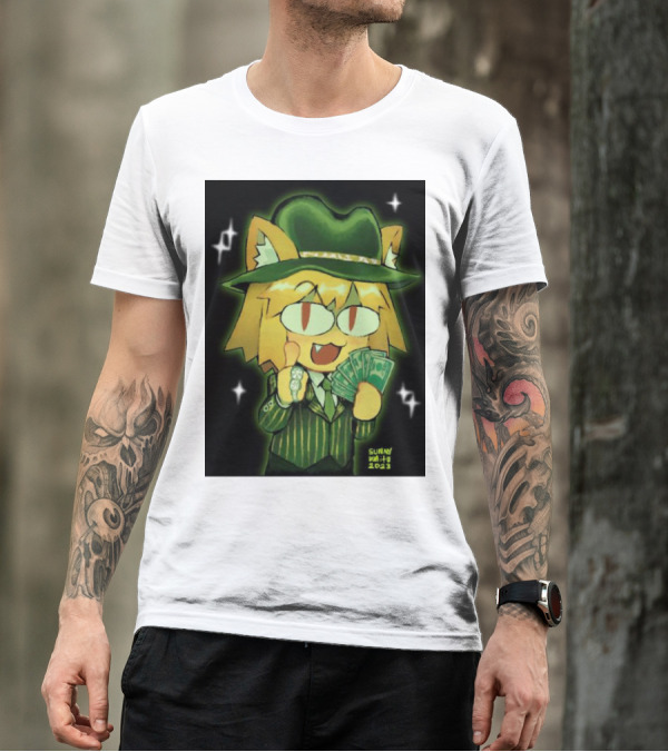 Sunny Waifu Gangster Neco-Arc With Money And Ring T-Shirt