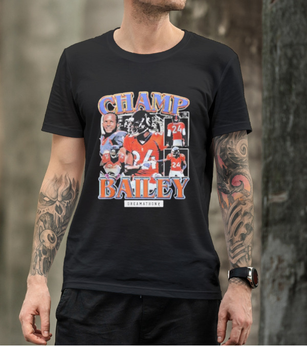 CHAMP BAILEY DREAMATHON NFL 24 T-Shirt