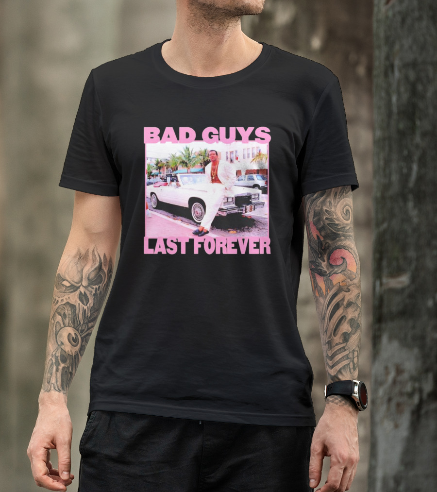 Scott Hall Bad Guys Last Forever Retro Miami Vibe T-Shirt