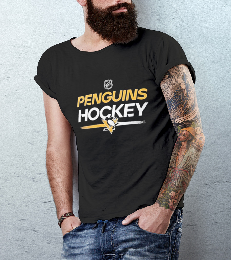 NHL Penguins Hockey Pittsburgh Penguins Authentic Pro Primary Replen T-Shirt