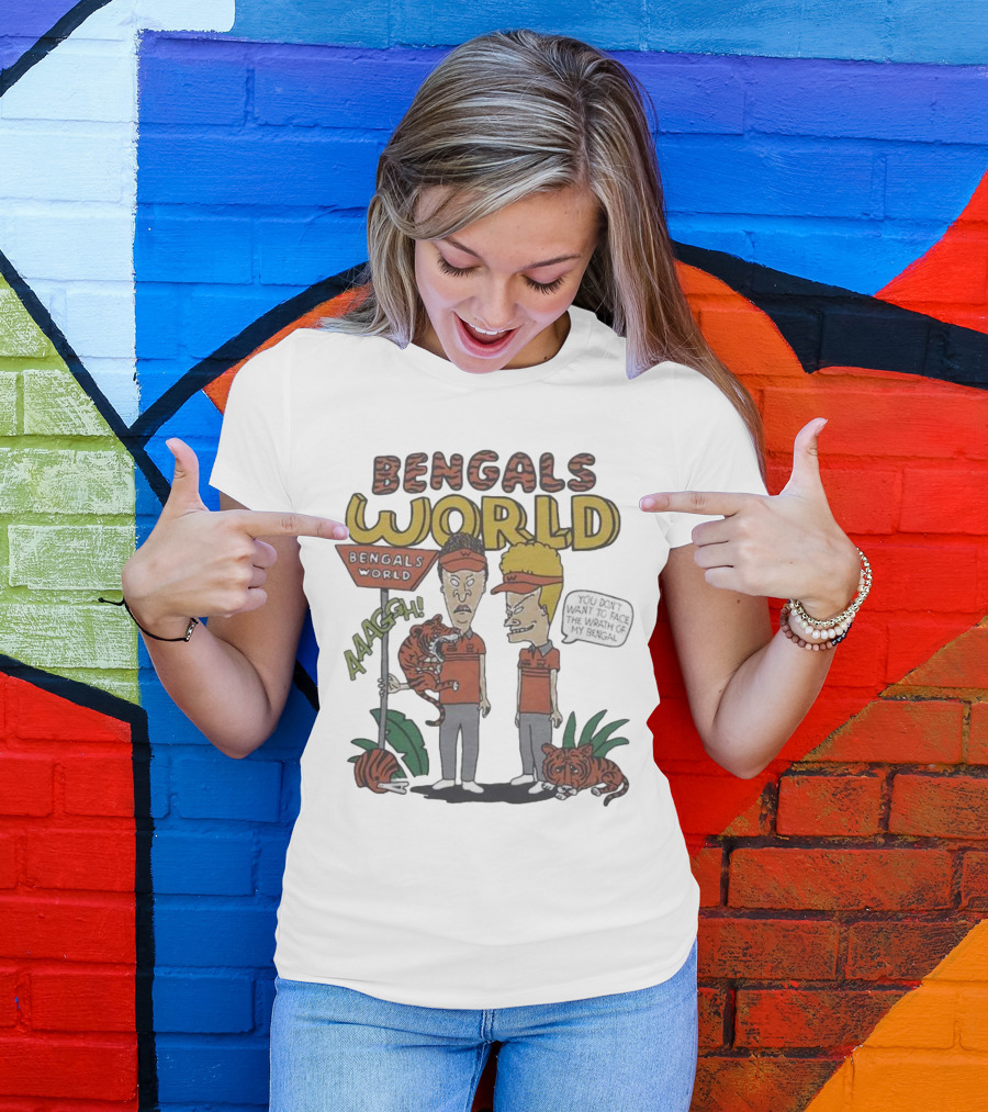 Beavis And Butthead Bengals World Aaagh You Don't Want To Face The Wrath Of My Bengal T-Shirt