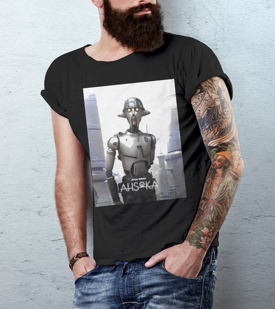 Star Wars Ahsoka Huyang Character Robot Droid T-Shirt