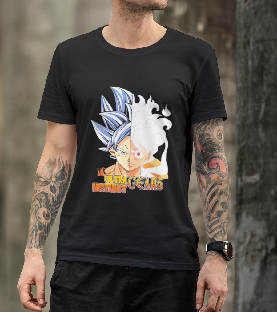 Ultra Instinct Gear 5 Fusion Anime Crossover Duo T-Shirt