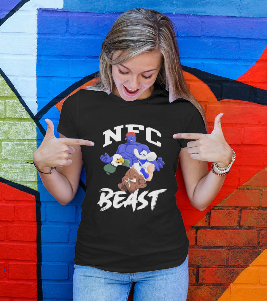NFC Beast Football Characters And Mascots T-Shirt