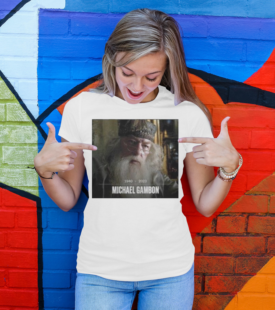 Rip Dumbledore Michael Gambon 1940-2023 T-Shirt