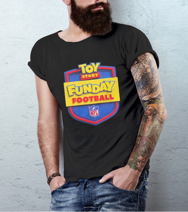 Toy Story Funday Football NFL Shield T-Shirt