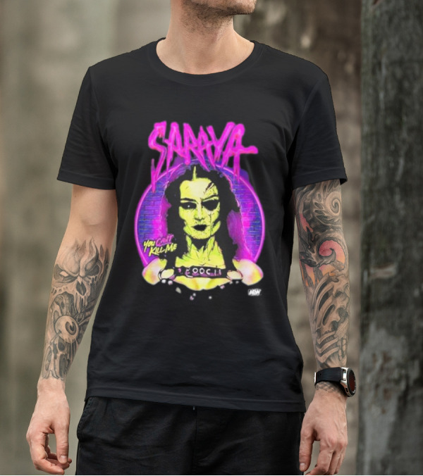 Saraya You Can't Kill Me Neon Halloween T-Shirt