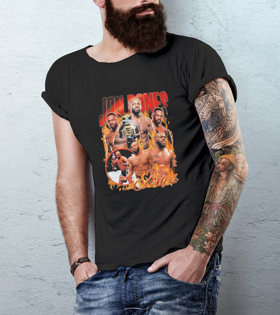Jon Bones Jones UFC Champion Montage T-Shirt