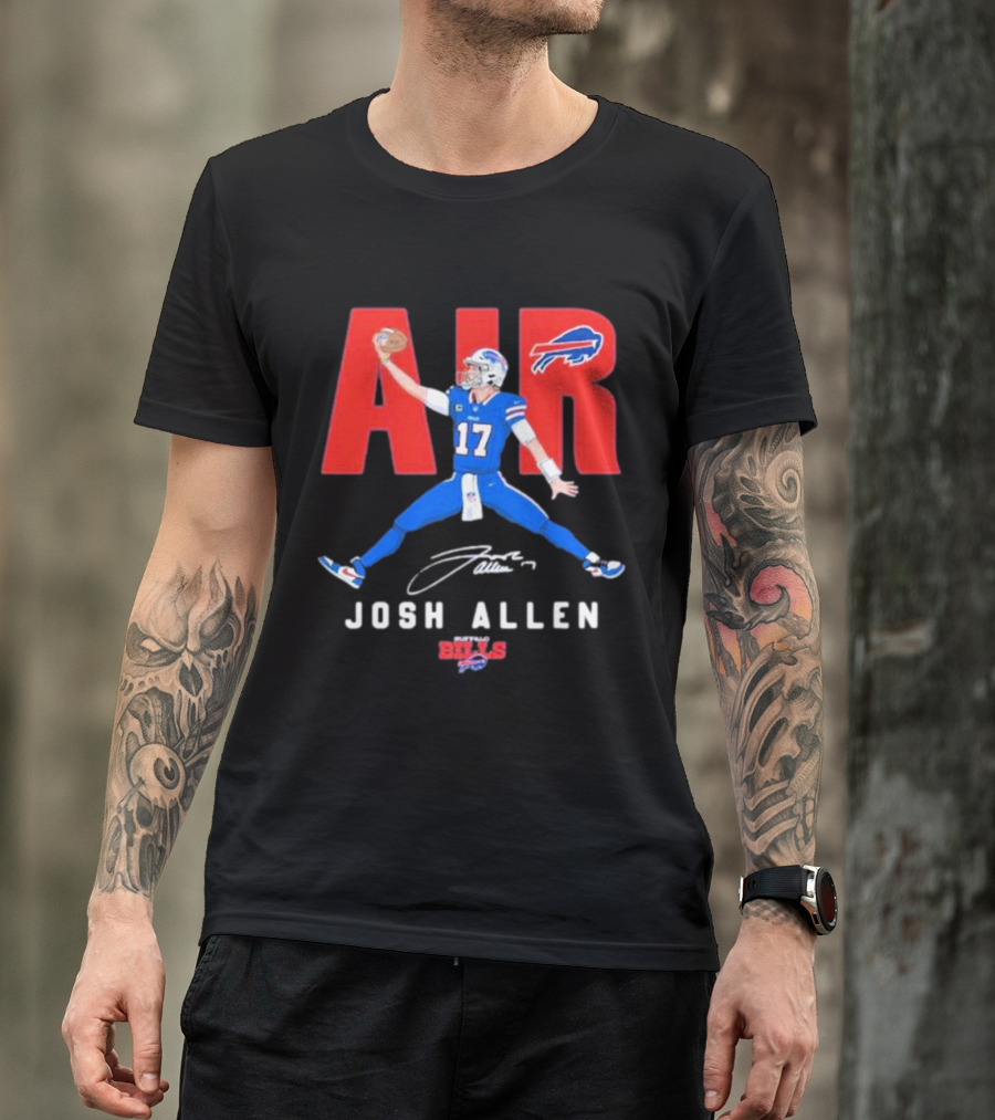 Air Josh Allen 17 Buffalo Bills Football T-Shirt