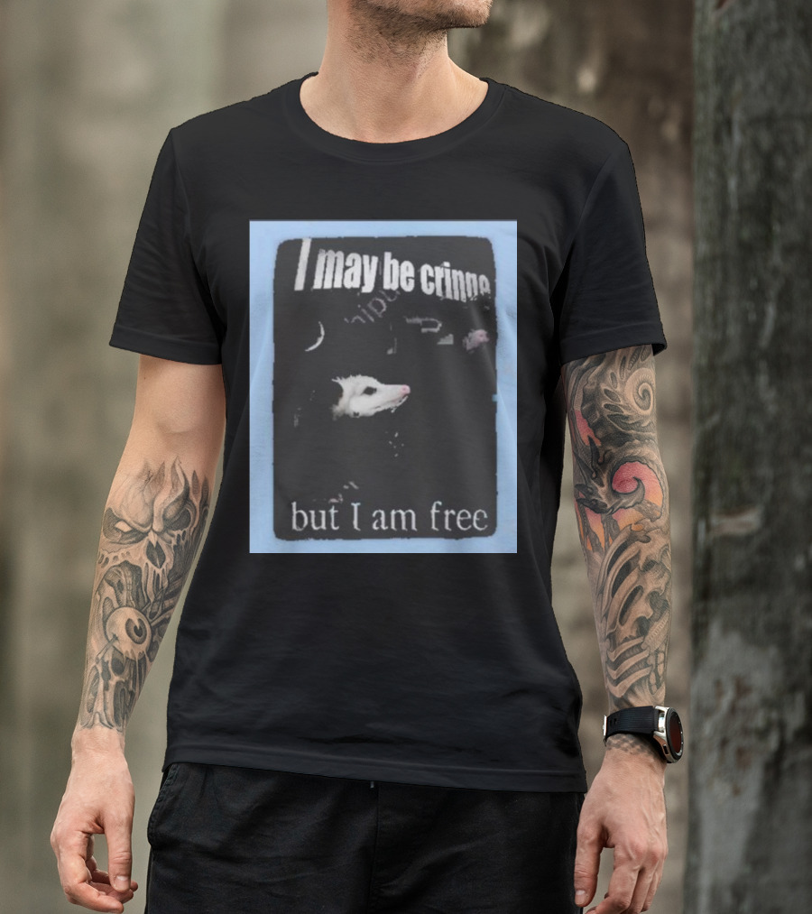 I May Be Cringe Opossum But I Am Free T-Shirt