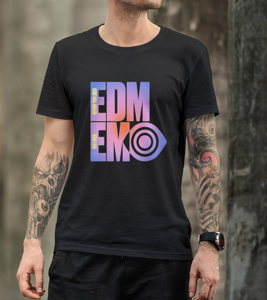 Before You Liked Edm Emo Nite X Insomniac Collaboration Pastel Gradient T-Shirt