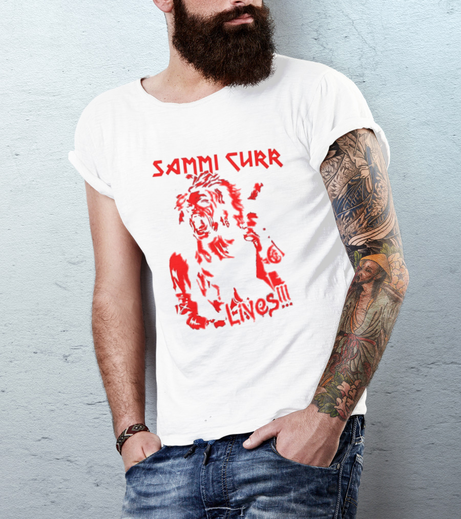 Sammi Curr Lives Heavy Metal Horror T-Shirt