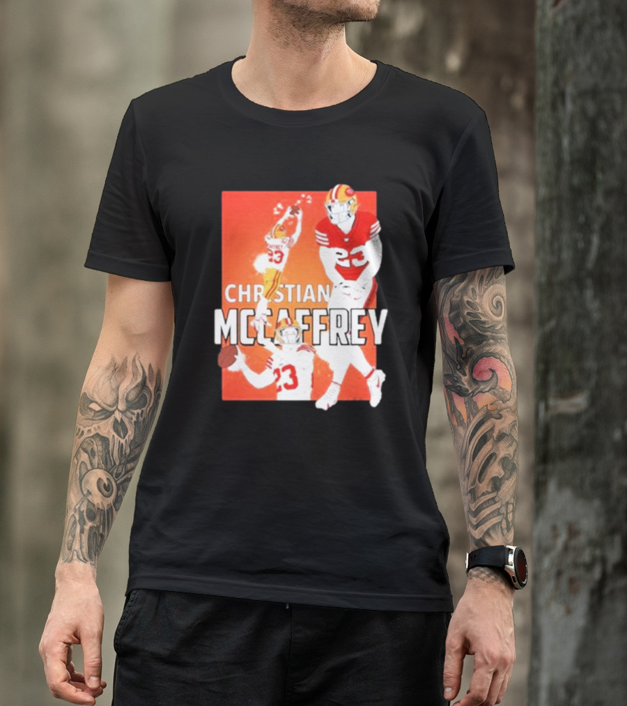 Christian McCaffrey 23 Football Highlights T-Shirt