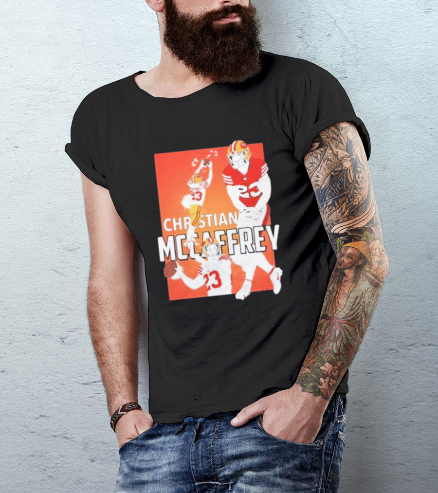 Christian McCaffrey 23 Football Highlights T-Shirt