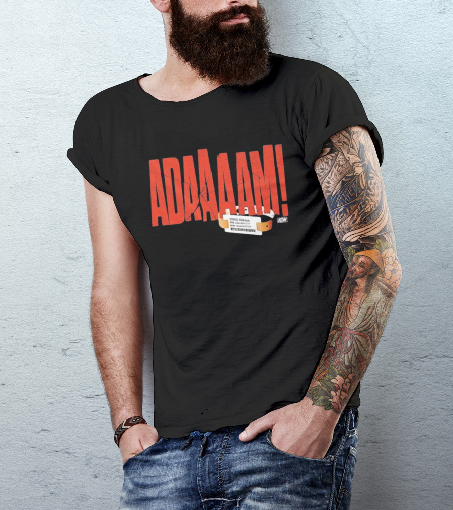 ADAAAAM Roderick Strong AEW Wristband T-Shirt