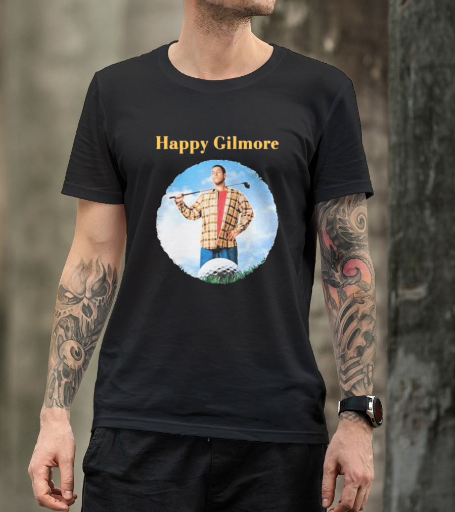Happy Gilmore Golf Classic Plaid Shirt Pose T-Shirt