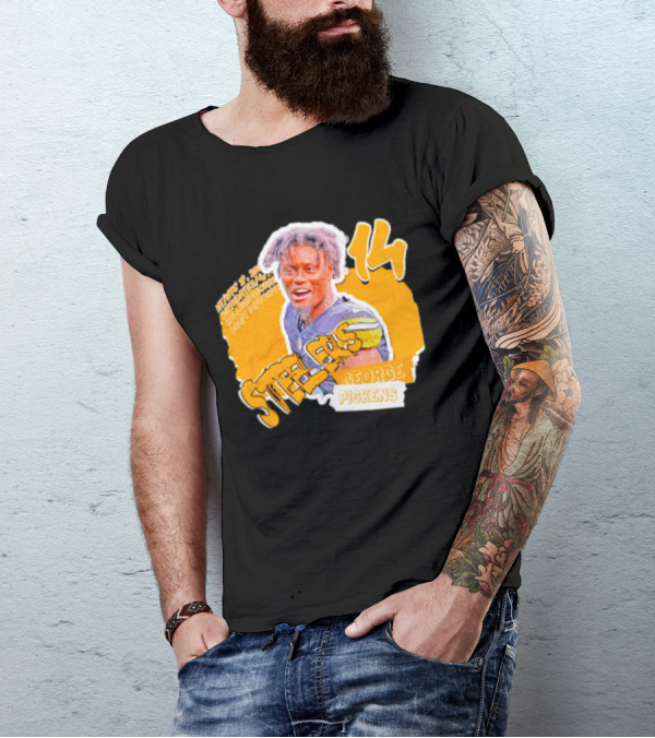 George Pickens Steelers 14 Football Player T-Shirt