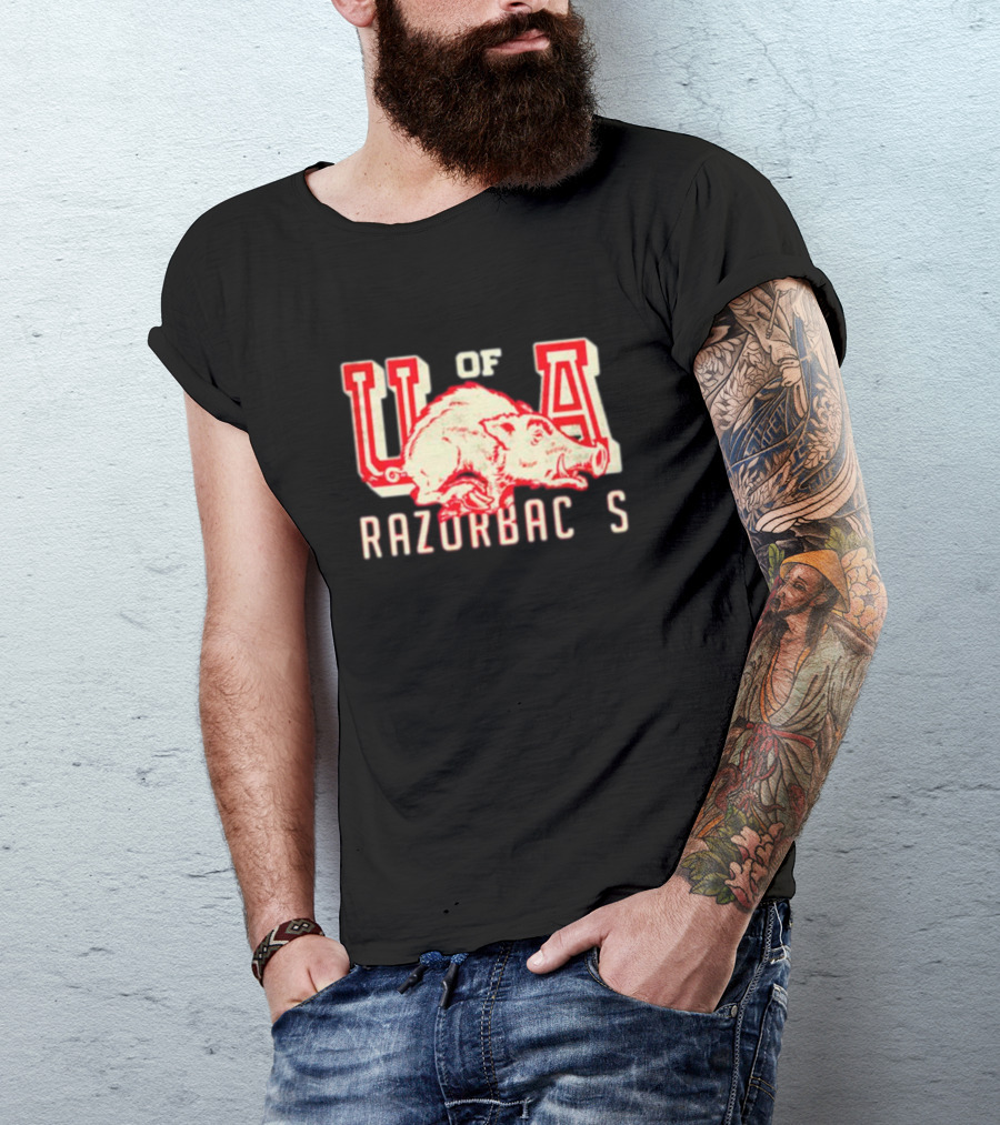 Arkansas Razorbacks UA Razorbacks USA T-Shirt