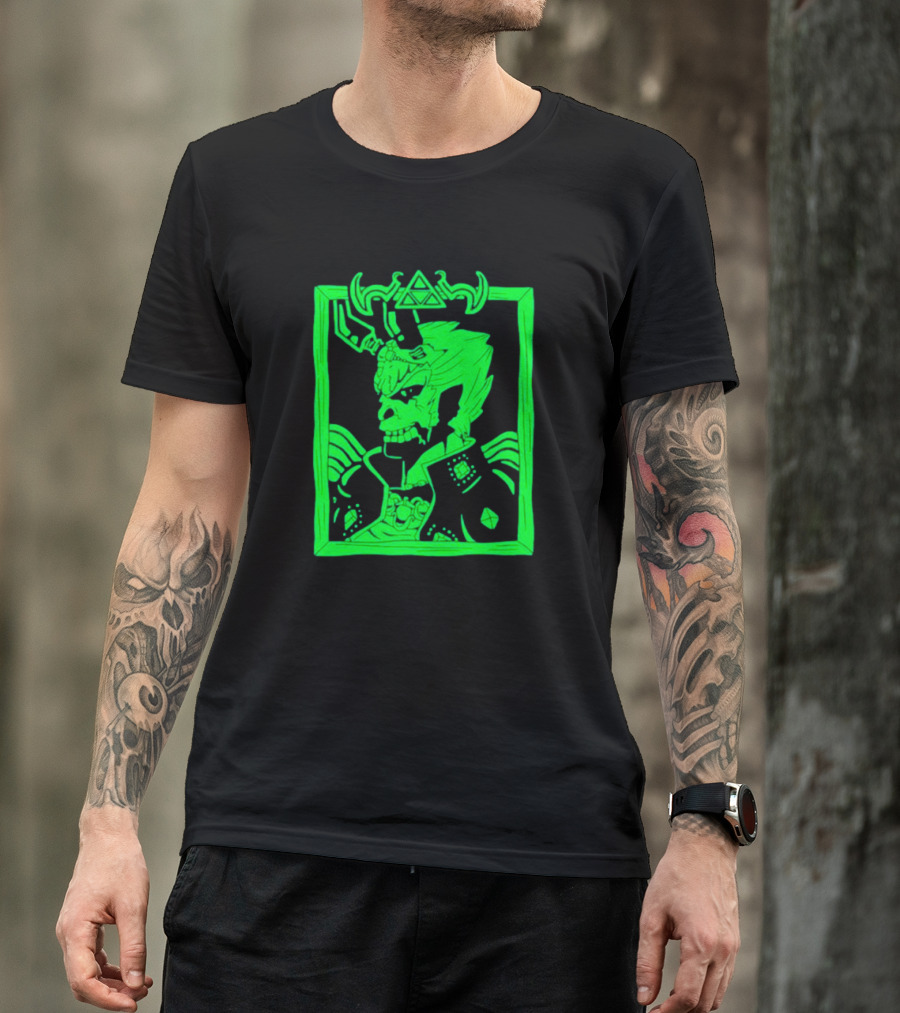 Glow In The Dark Ganondorf Triforce Frame T-Shirt