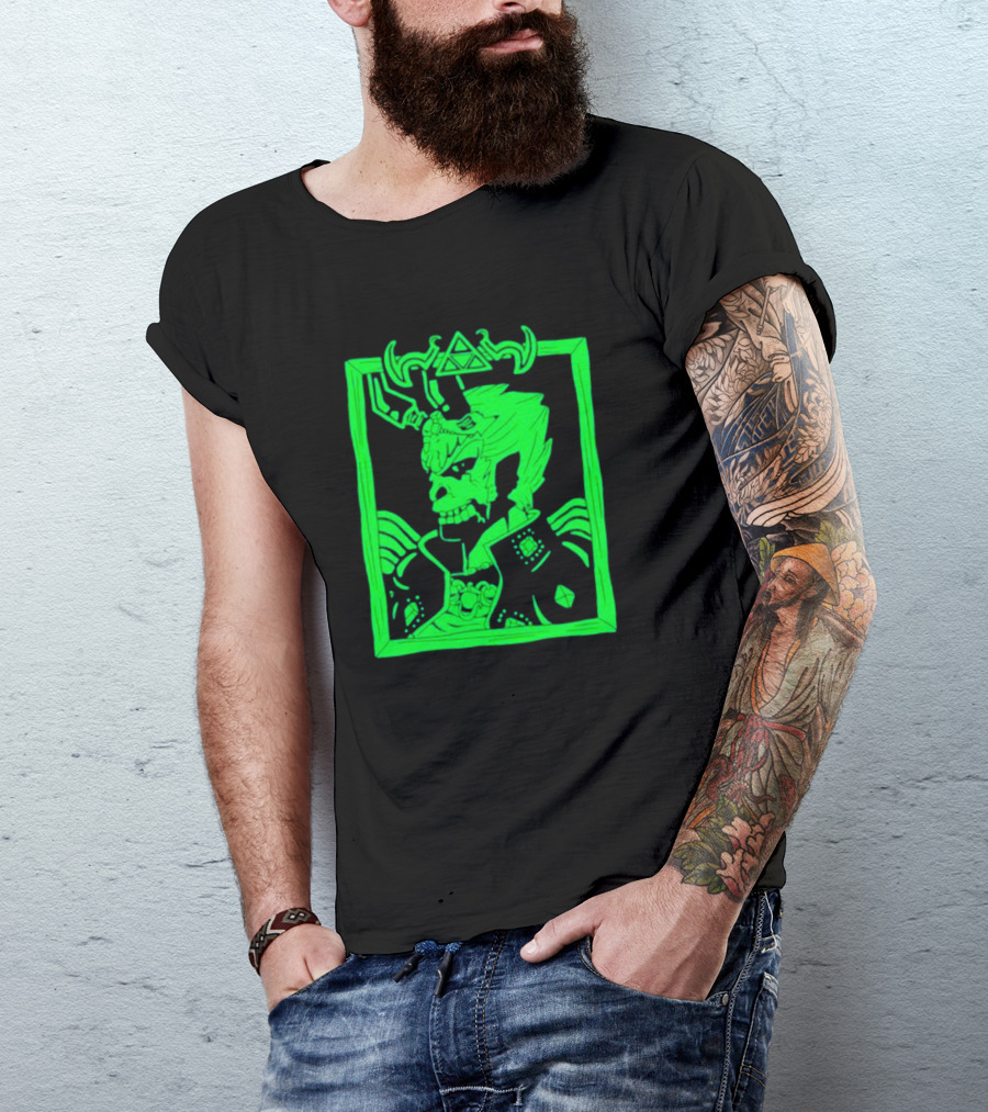 Glow In The Dark Ganondorf Triforce Frame T-Shirt