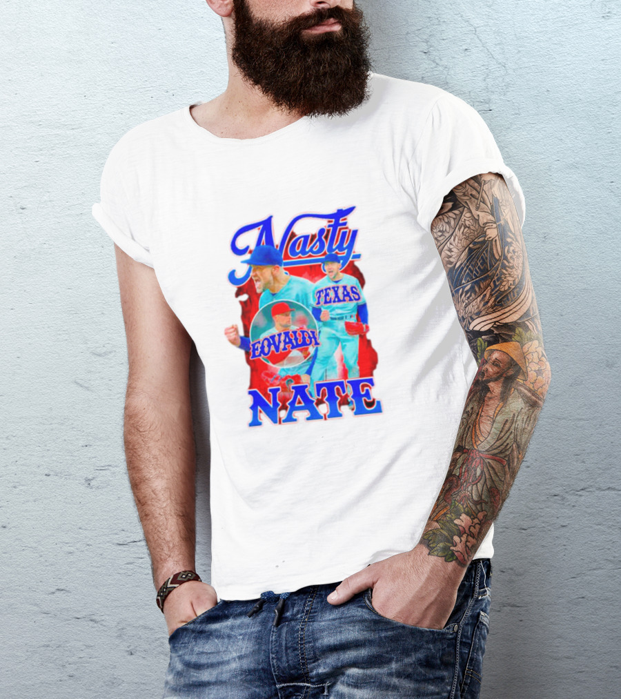 Nasty Nate Eovaldi Texas Rangers Nathan T-Shirt