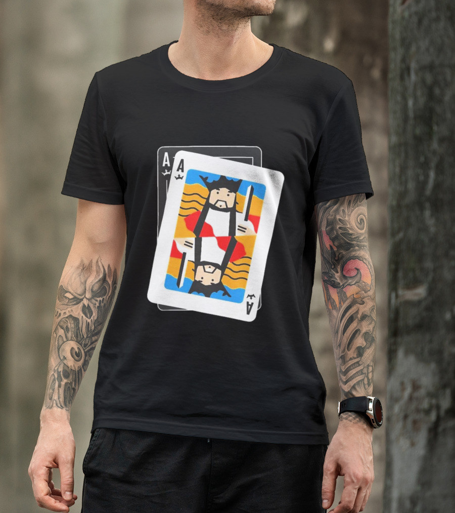 Steve Aoki DraftKings Playing Card Kings With Ace T-Shirt