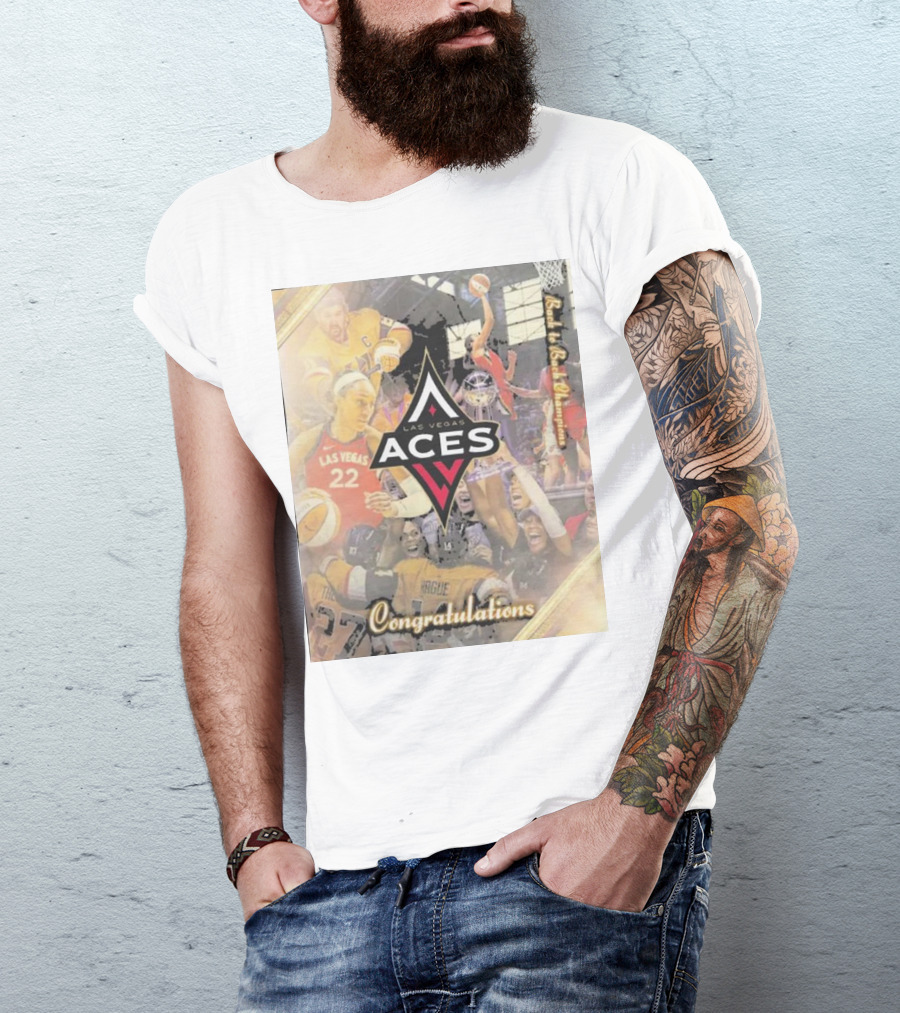 Las Vegas Aces Congratulations Raise The Stakes Basketball T-Shirt