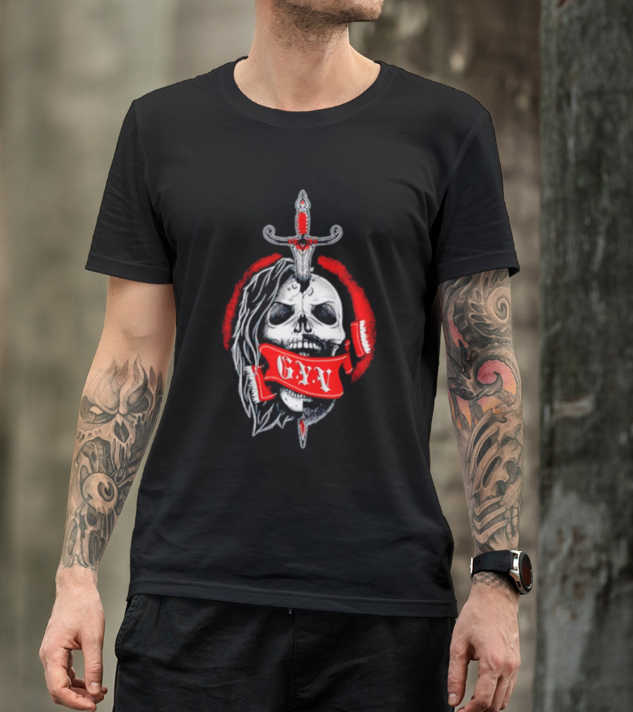 GYV Skull Sword Emblem 202 T-Shirt