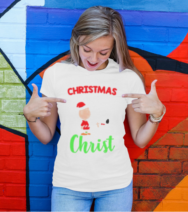 Charlie Brown Snoopy Christmas Christ T-Shirt