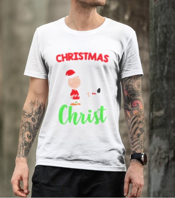 Charlie Brown Snoopy Christmas Christ T-Shirt